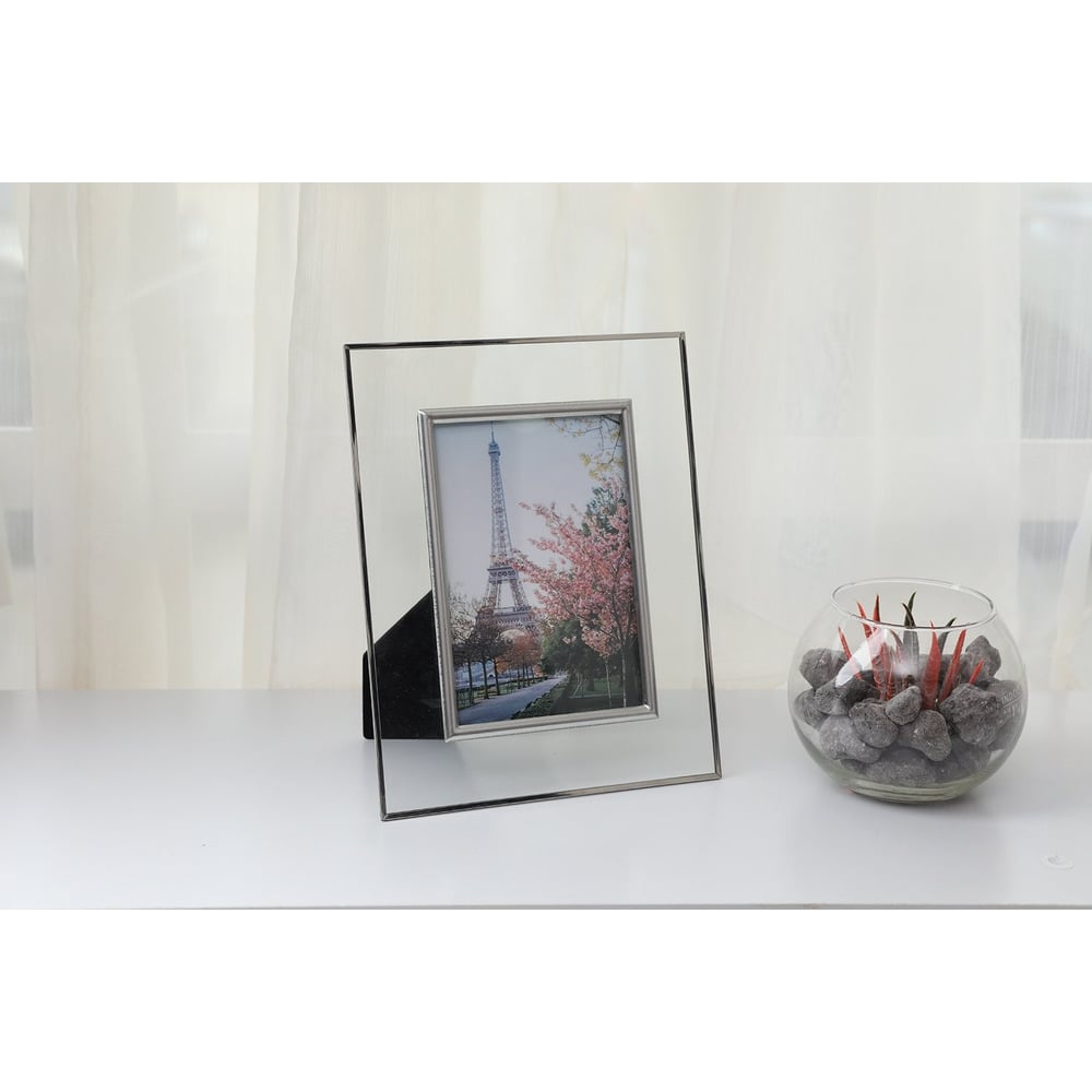 Rhea Photo Frame 4x6 Inch Silver 13x18cm