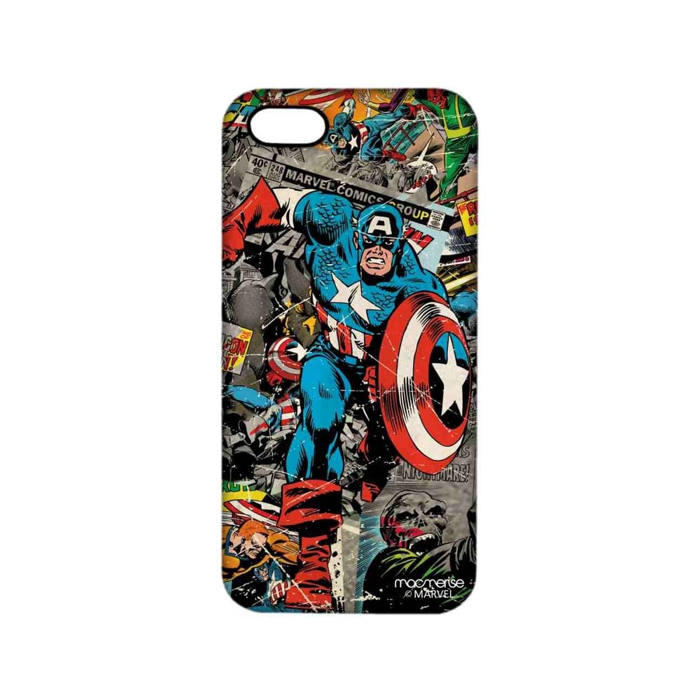 Macmerise Comic Captain America - Sleek Phone Case For Iphone 5/5s