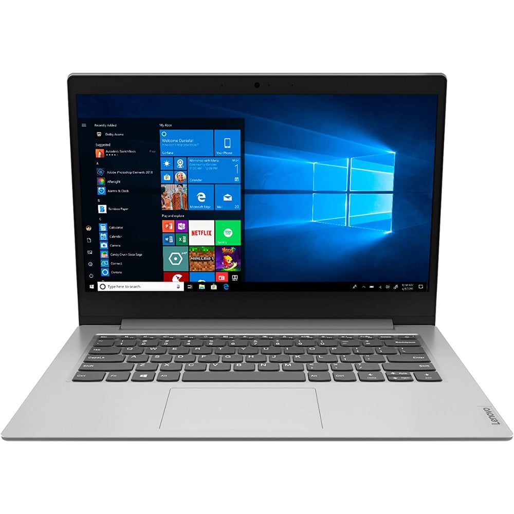 Lenovo ideapad Slim 1-14AST-05 Laptop - AMD A6-9220e 1.6GHz 4GB 64GB Shared Win10 14inch HD Platinum Grey English Keyboard Lenovo ideapad Slim 1-14AST-05 Laptop - AMD A6-9220e 1.6GHz 4GB 64GB Shared Win10 14inch HD Platinum Grey English Keyboard