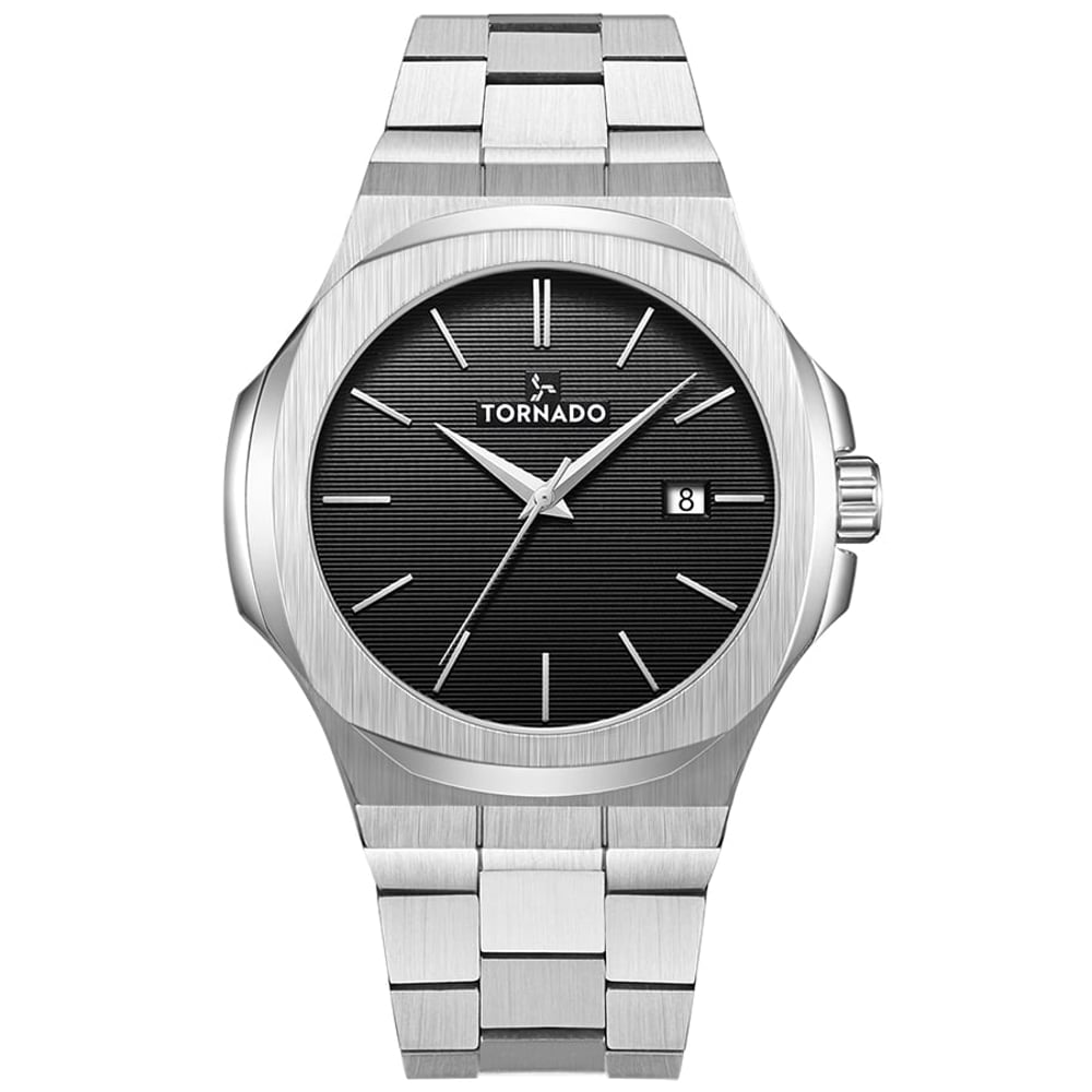 TORNADO Men's Multi-Function Grey Dial Watch - T21001-SBSB TORNADO Men's Multi-Function Grey Dial Watch - T21001-SBSB