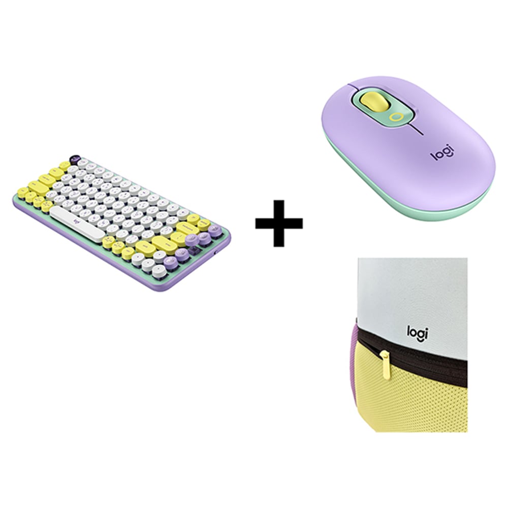 Logitech Keyboard+Mouse+Backpack Bundle Mint Logitech Keyboard+Mouse+Backpack Bundle Mint