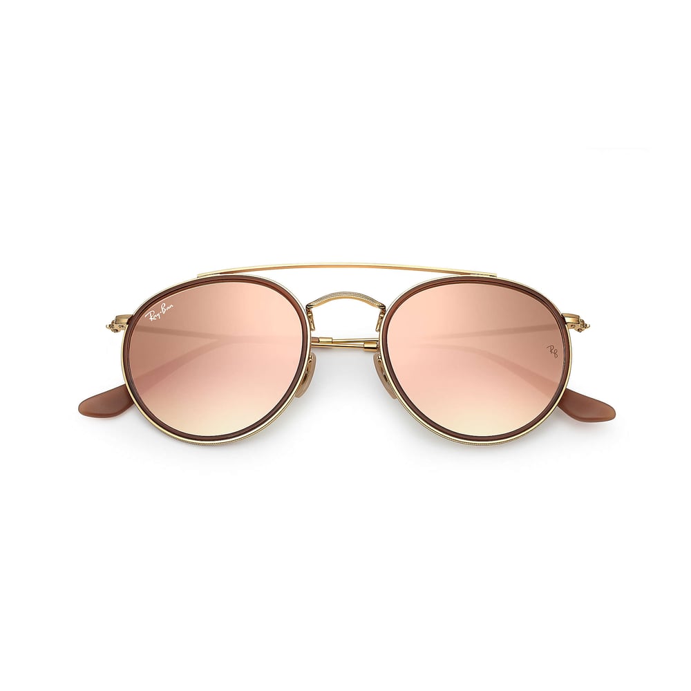 Ray-Ban Round Gold Sunglasses Unisex RB3647N 001/70