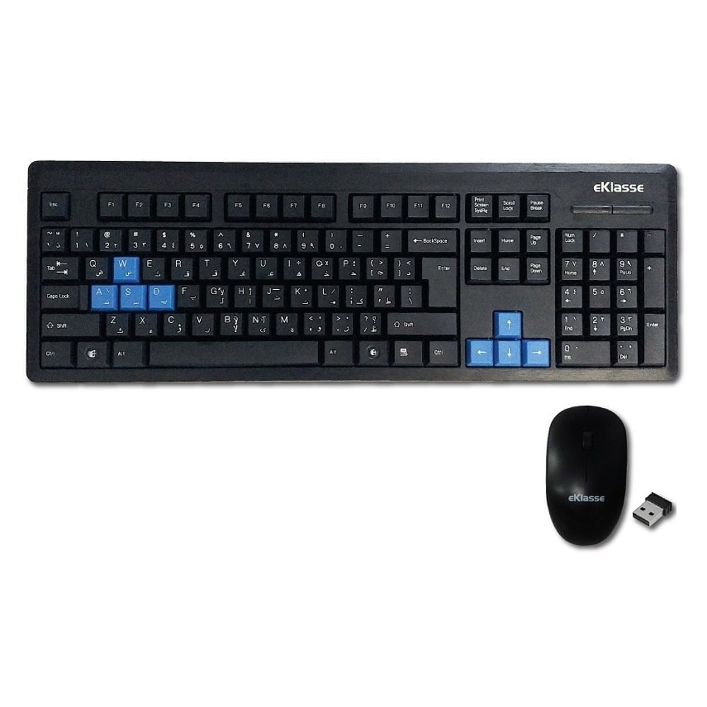 Eklasse EKWLKM05XM Wireless Keyboard & Mouse Combo