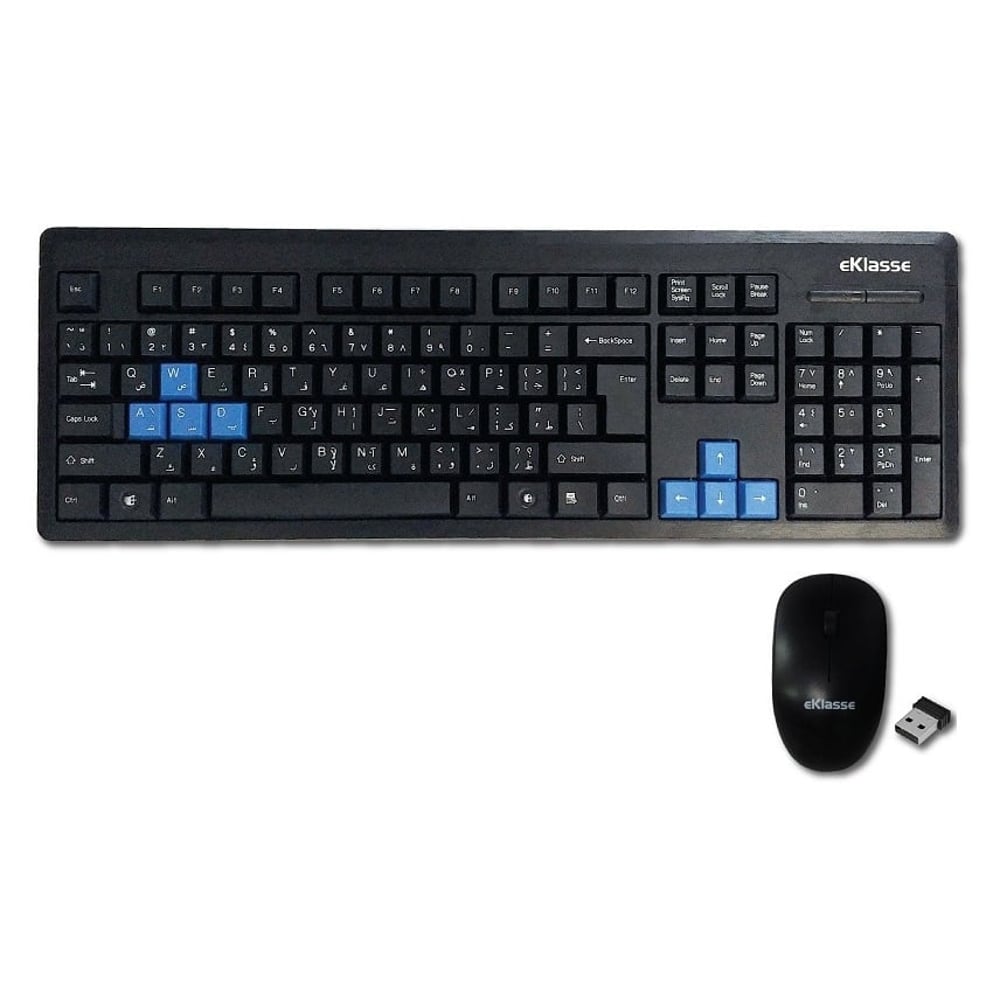Eklasse EKWLKM05XM Wireless Keyboard & Mouse Combo Eklasse EKWLKM05XM Wireless Keyboard & Mouse Combo