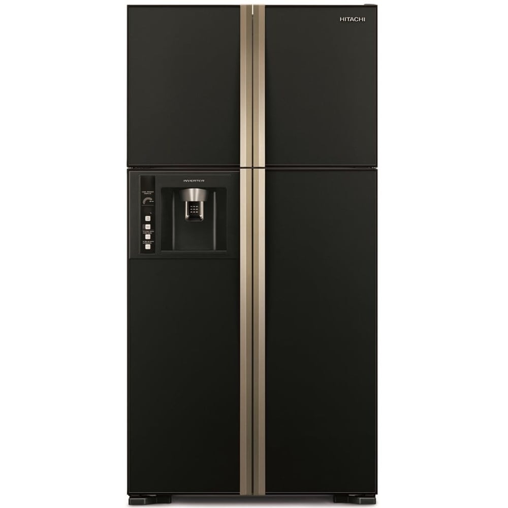 Hitachi Side By Side Refrigerator 910 Litres RW910PUK4GBK Hitachi Side By Side Refrigerator 910 Litres RW910PUK4GBK