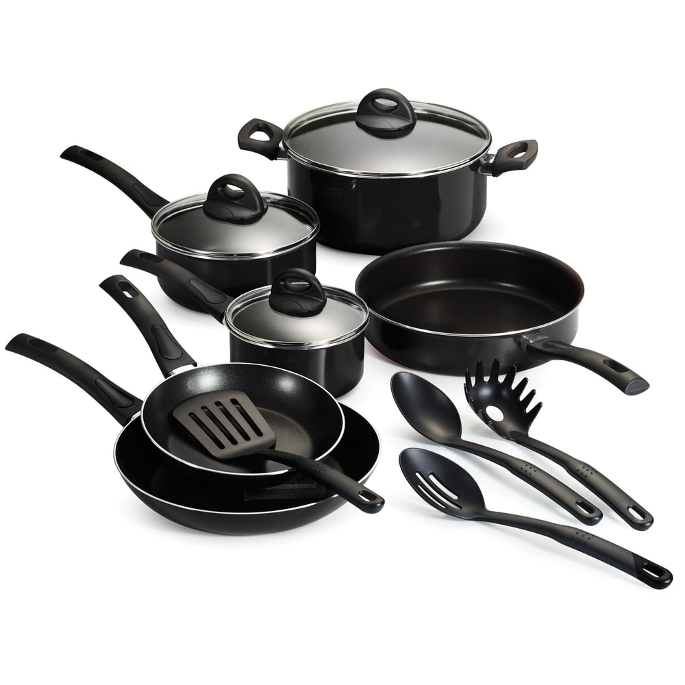 Tramontina 13Pc Everyday Cookware Black Non Stick