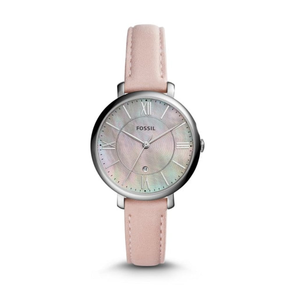 Fossil ES4151 Jacqueline Three-Hand Date Blush Leather Watch