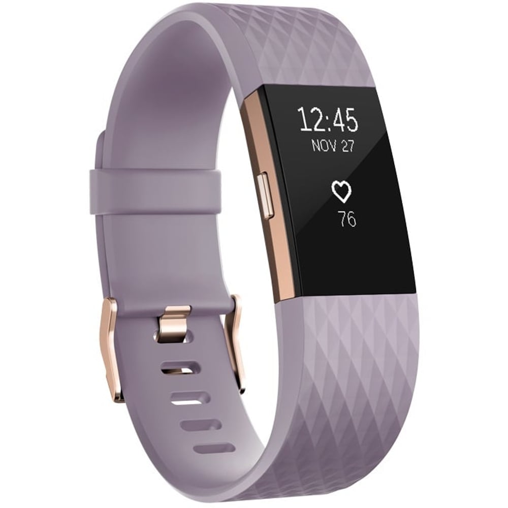 Fitbit Charge 2 Wristband Laryon Lavender Rose Gold Large - FB407RGLVLEU