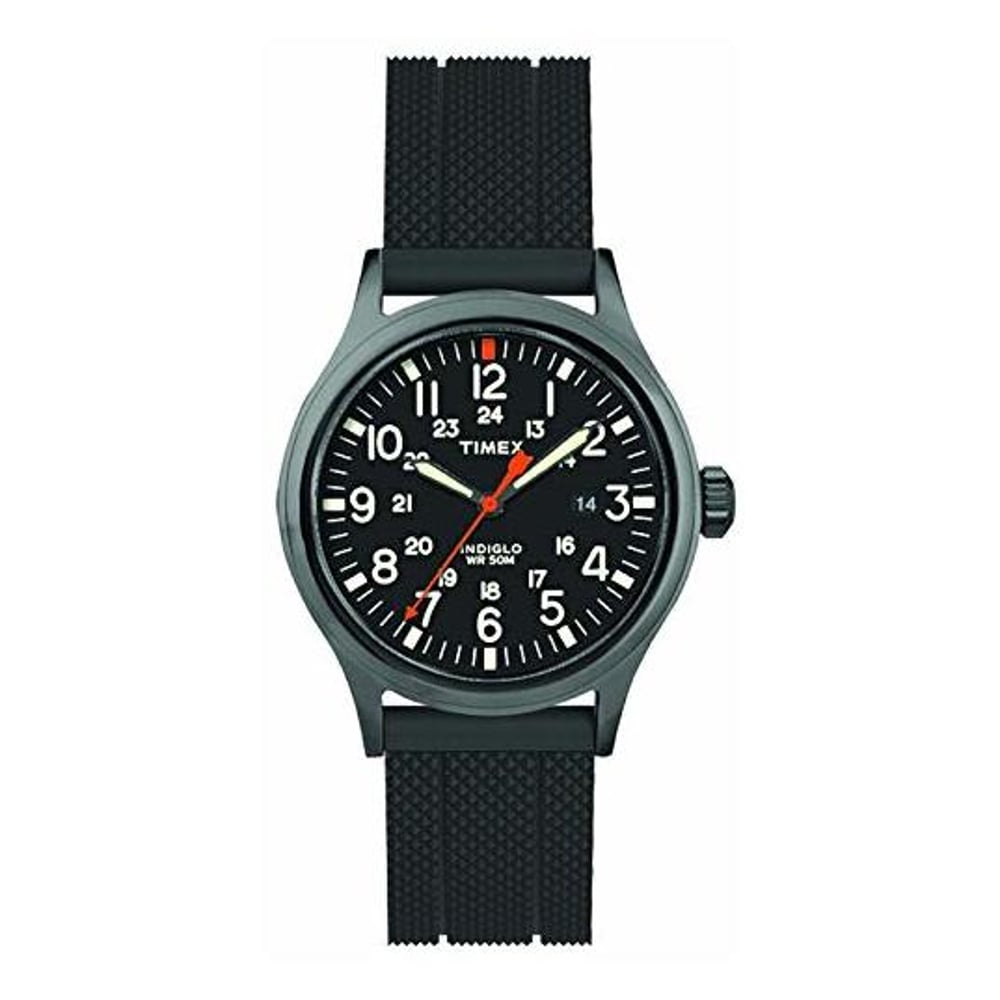Timex Allied Quartz Black Silicon Watch For Men TW2R67500