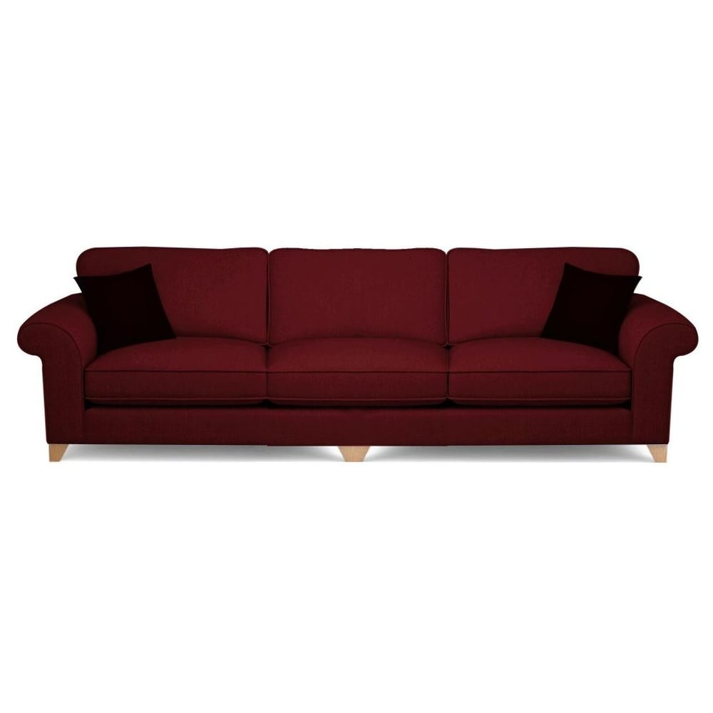 Galaxy Design Angelic 3 Seater Sofa Blood Red Galaxy Design Angelic 3 Seater Sofa Blood Red