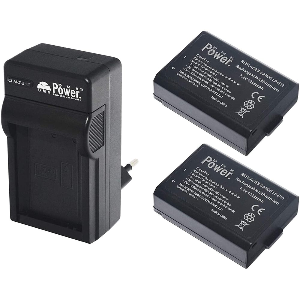 Dmk Power Lp-e10(1350mah) 2pack Battery And Battery Charger For Canon Eos Rebel T3 T5 T6 T7 Kiss X50 Kiss X70 Eos 1100d Eos 1200d Eos 1300d Eos 2000d Digital Cameras Dmk Power Lp-e10(1350mah) 2pack Battery And Battery Charger For Canon Eos Rebel T3 T5 T6 T7 Kiss X50 Kiss X70 Eos 1100d Eos 1200d Eos 1300d Eos 2000d Digital Cameras
