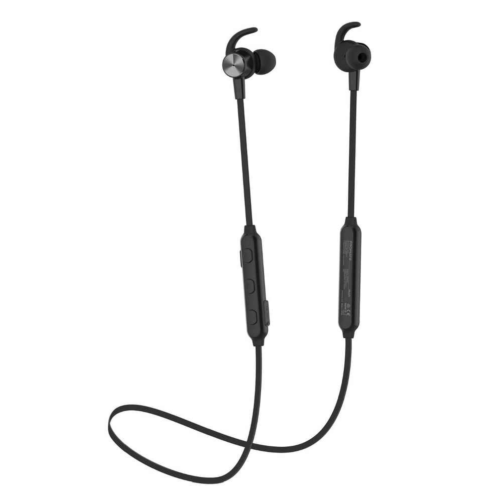 Promate Wireless Active Noise Cancelling Headphone with Mic, Multi-Point Paring,Water Resitant, Hush