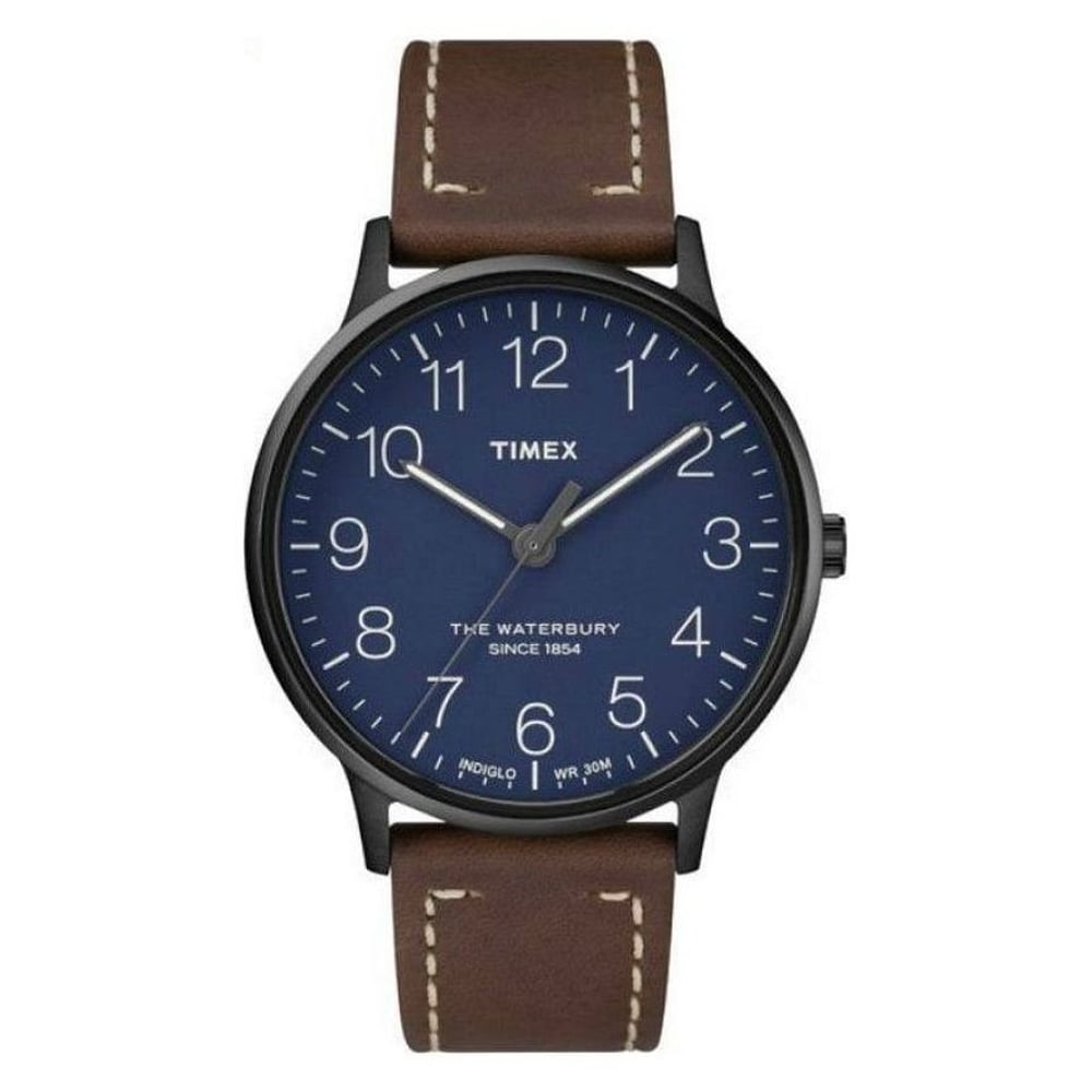 Timex Waterbury Brown Leather Men Watch TW2R25700