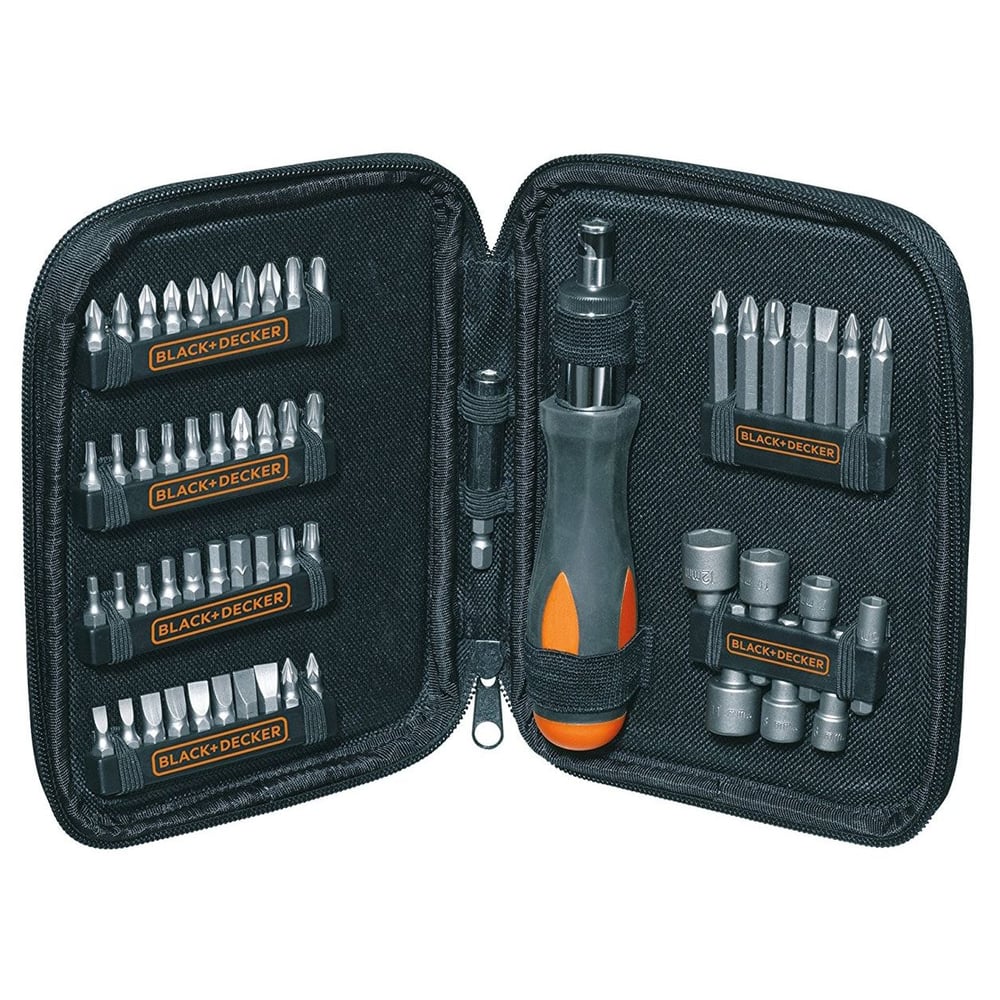 Black and Decker 56pcs Ratchet Scewdriver Set Black and Decker 56pcs Ratchet Scewdriver Set