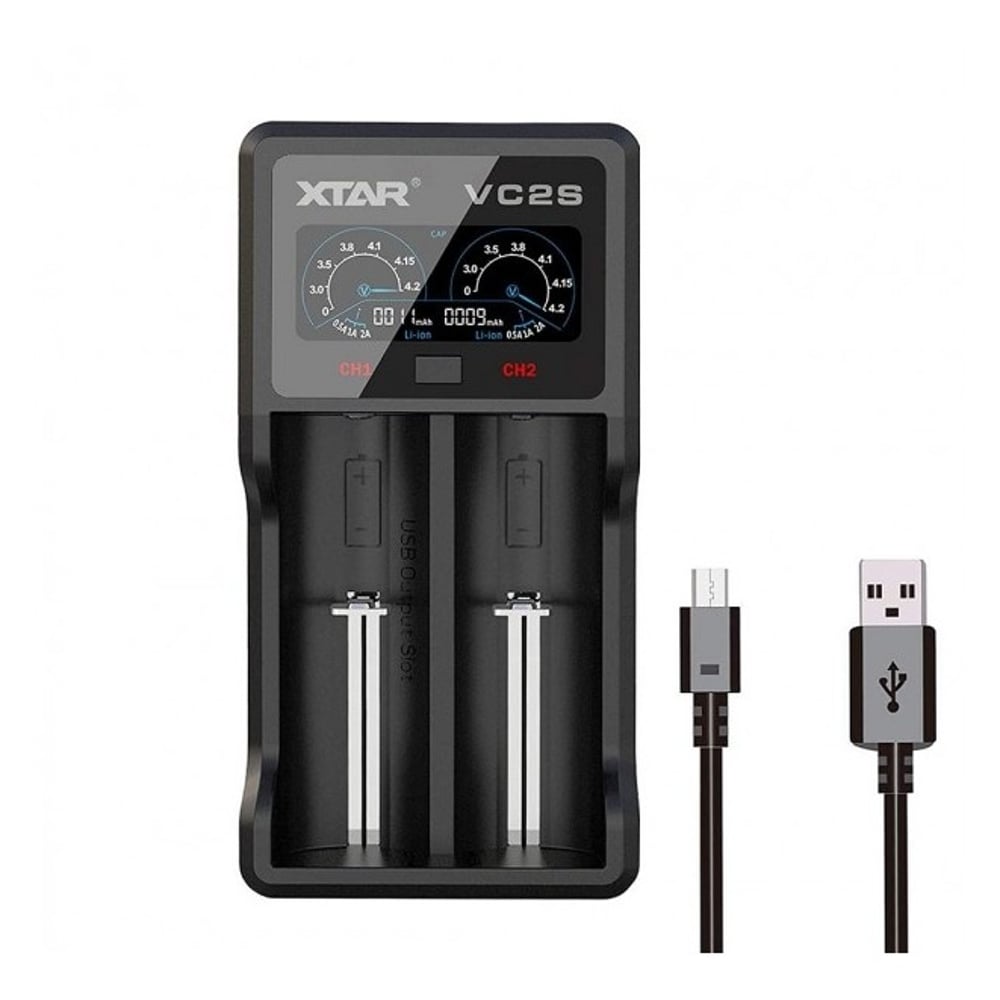 Xtar VC2S Double-Slot USB Battery Charger Xtar VC2S Double-Slot USB Battery Charger