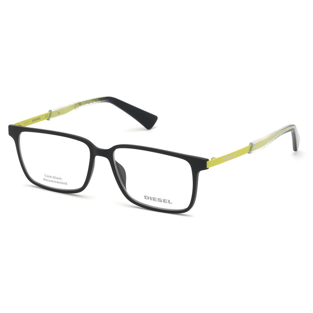 Diesel DL5290-002-53 Men's Optical Frame Matte Black Injected