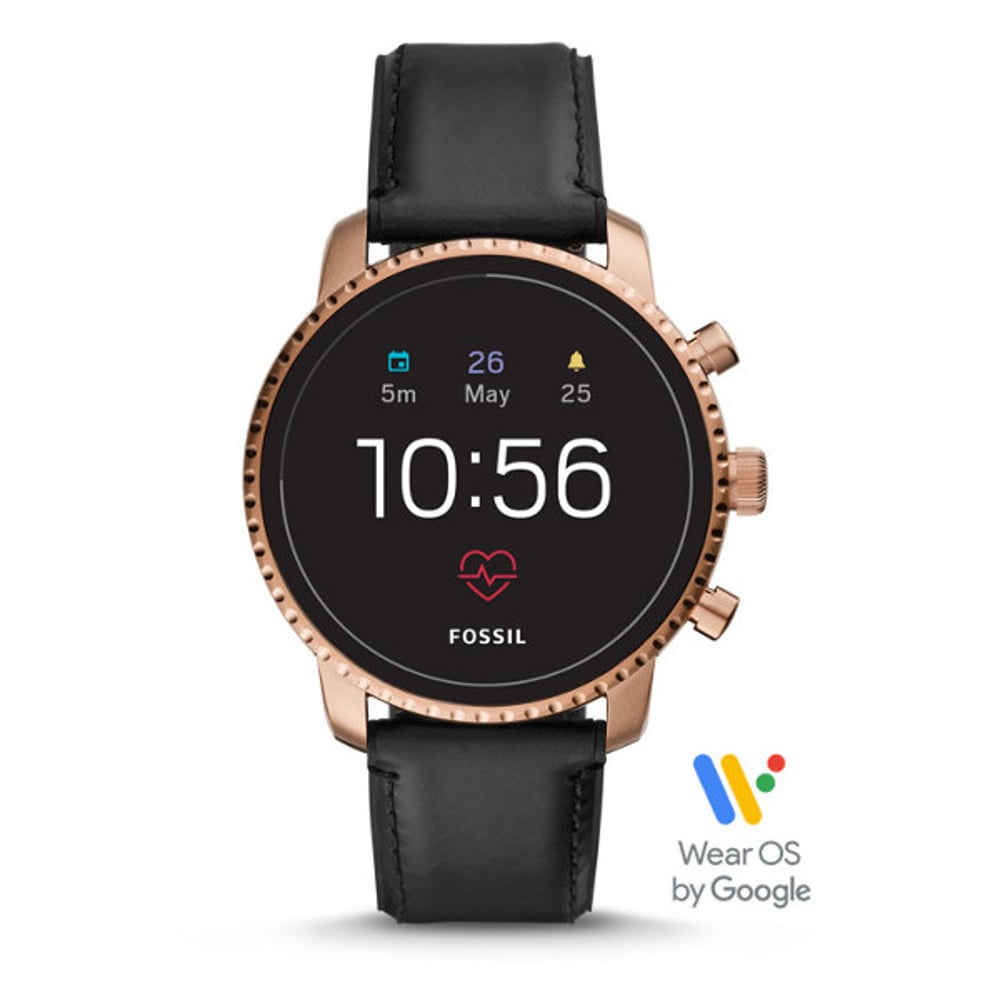 Fossil Gen4 Smartwatch Black Leather Men Fossil Gen4 Smartwatch Black Leather Men