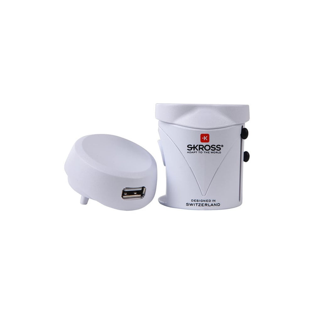 Skross 1.300120 World Adapter Classic + Usb Charger Retail - Blis