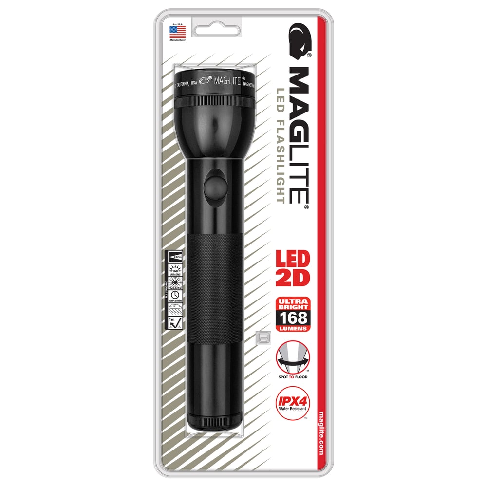 Maglite St2d016r 2d-cell Led Flashlight Black Lumens Torch Maglite St2d016r 2d-cell Led Flashlight Black Lumens Torch