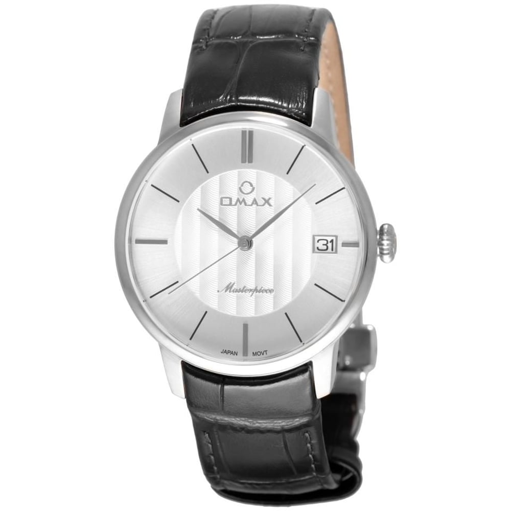 Omax Masterpiece Collection Black Leather Analog Watch For Men MG33P62I Omax Masterpiece Collection Black Leather Analog Watch For Men MG33P62I