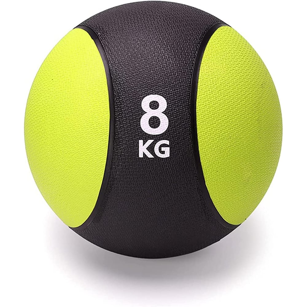 ULTIMAX Rubber Bounce Med Ball Medicine Balls, Ab Exercises, Home Gym Fitness Workout Equipment for Strength Training, Throwing, Weight Lifting Fat Loss Building Muscle -Multi Color(8Kg)