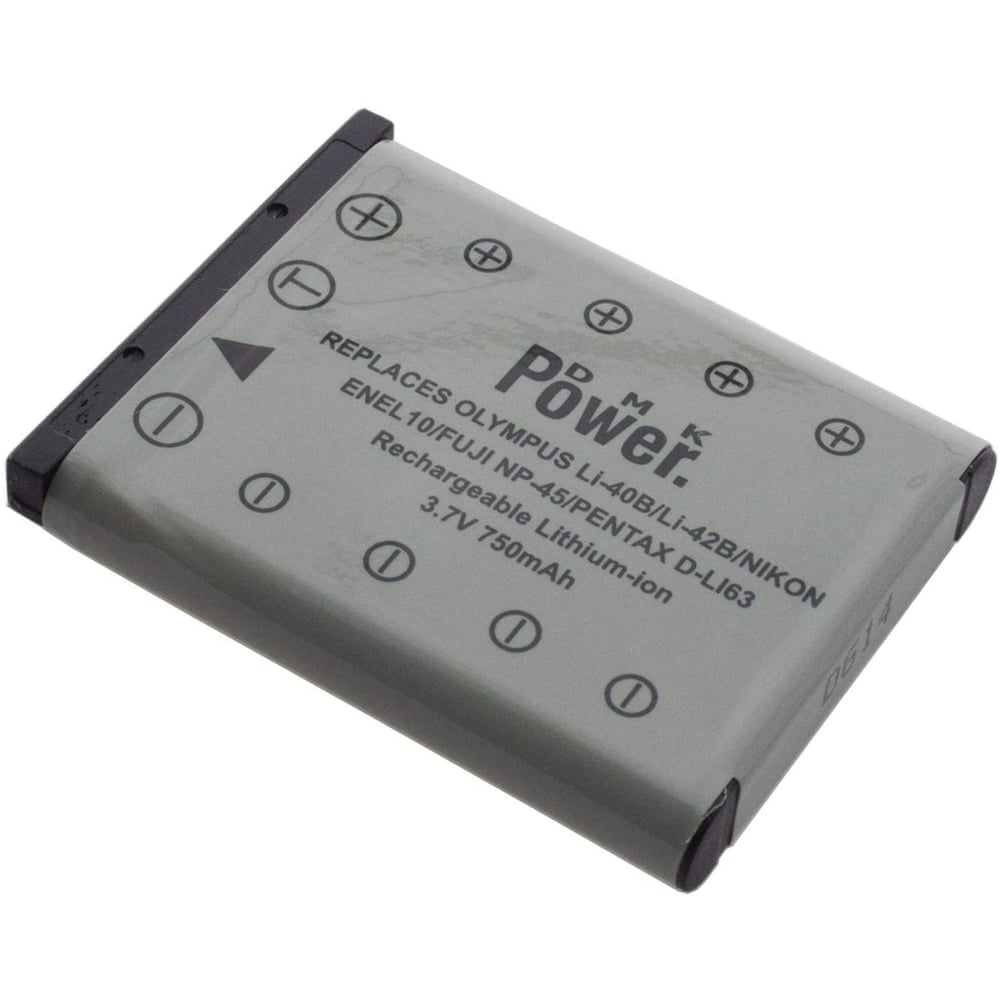 Dmk Power Li-40b 42b (750mah) Replaces Olympus Battery For Li-40b Li-42b En-el10 Fuji Np-45 Pentax D-li63 Etc Cameras