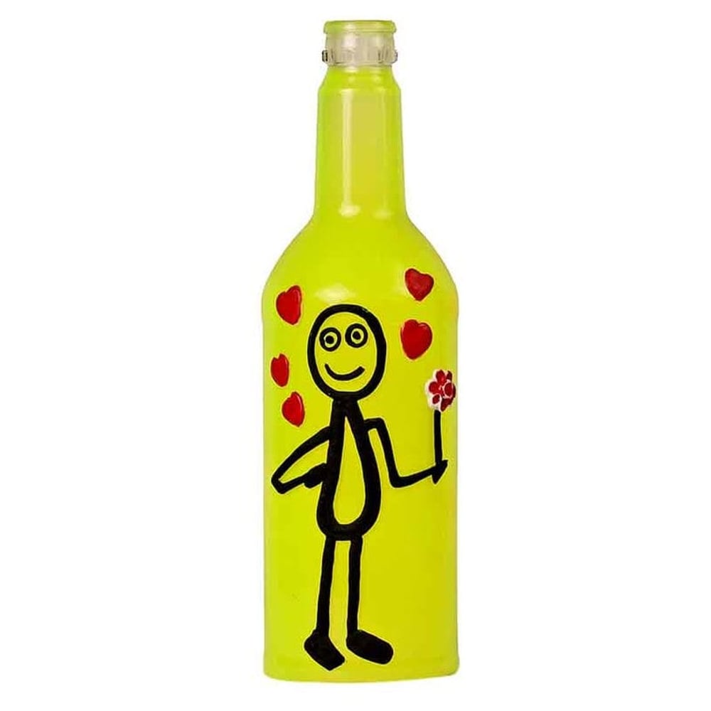 Minimal Love Sign Recycled Bottle Table Lamp Minimal Love Sign Recycled Bottle Table Lamp
