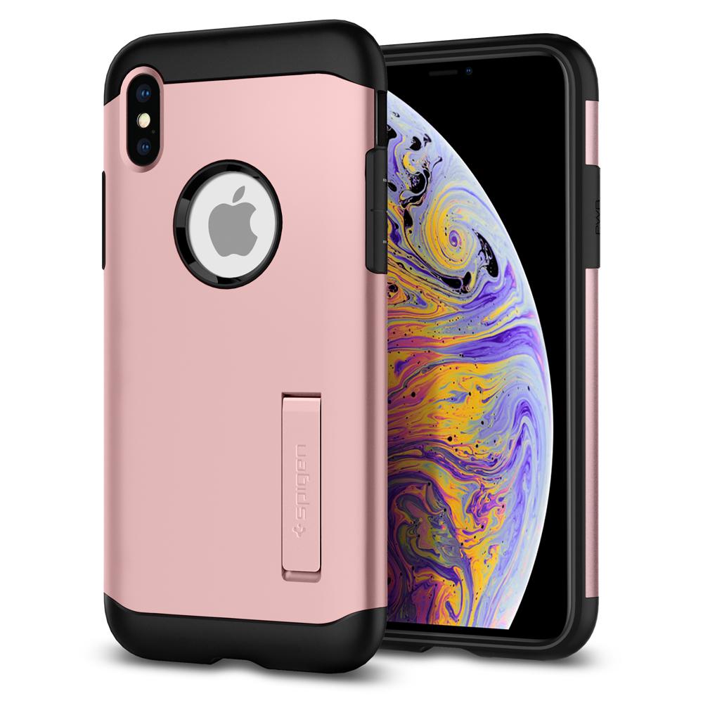Spigen Iphone Xs Max Slim Armor Cover/case - Rose Gold Spigen Iphone Xs Max Slim Armor Cover/case - Rose Gold