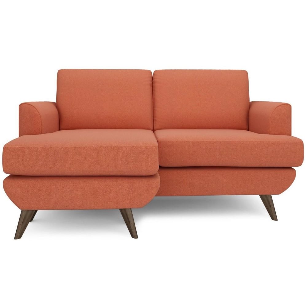 Galaxy Design Lull Series Mini L Shape Sofa Carrott Orange