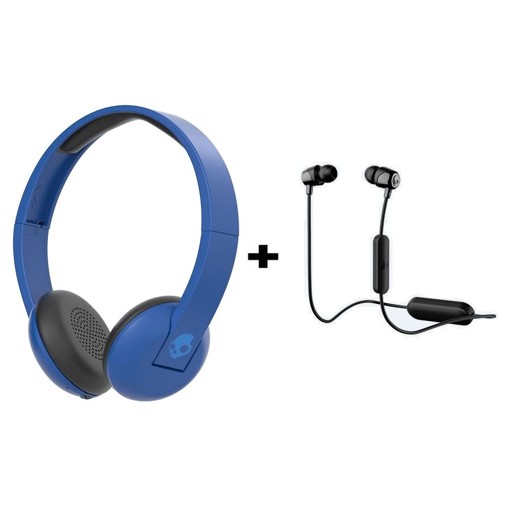 Skullcandy Uproar Wireless On Ear Headphone (Assorted Color) + JIB Wireless (Assorted Color) In Ea Headset Skullcandy Uproar Wireless On Ear Headphone (Assorted Color) + JIB Wireless (Assorted Color) In Ea Headset