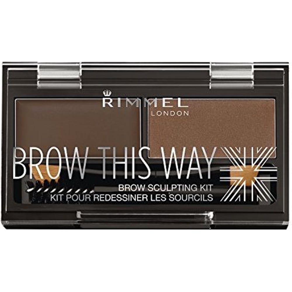 Rimmel London 40003 Brow This Way Eyebrow Sculpting Kit Dark Brown