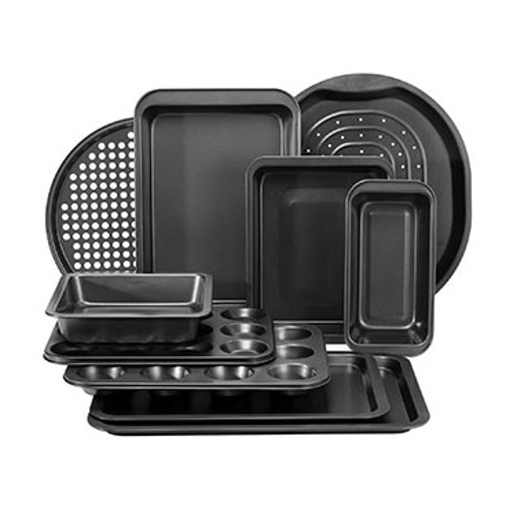 RoyalFord Bakeware Set Black 10pcs