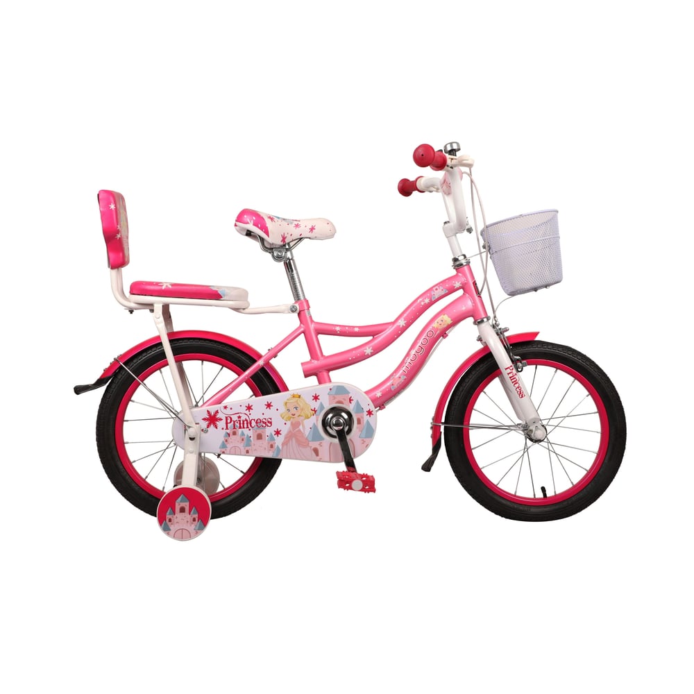 Mogoo Princess Girls Bike 16 Inch Light Pink