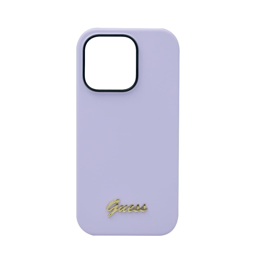 Guess Silicone Pc Camera Script Logo Hard Case For Iphone 14 Pro Purple Guess Silicone Pc Camera Script Logo Hard Case For Iphone 14 Pro Purple