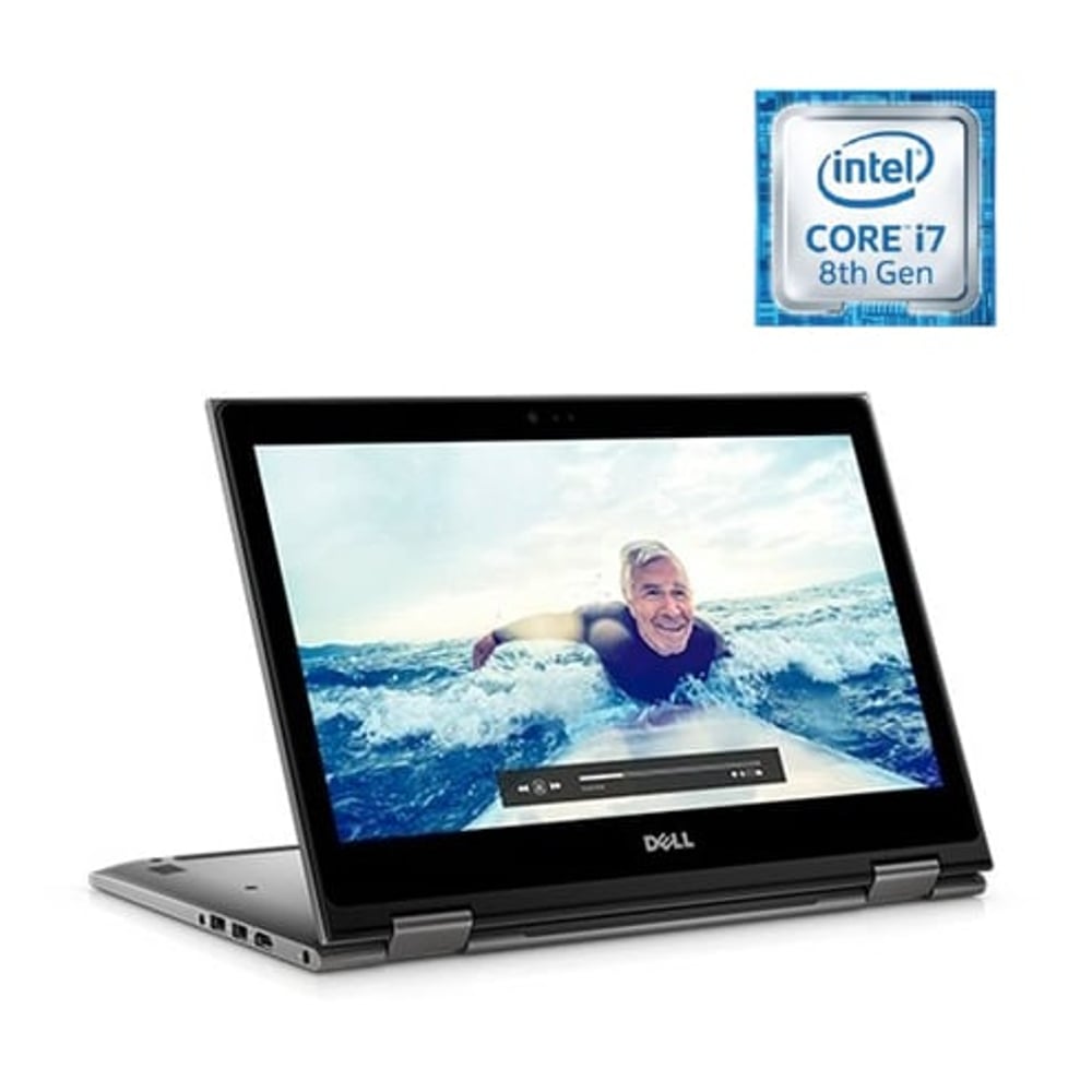 Dell Inspiron 13 5379 Convertible Touch Laptop - Core i7 1.8GHz 16GB 512GB Shared Win10 13.3inch FHD Silver Grey