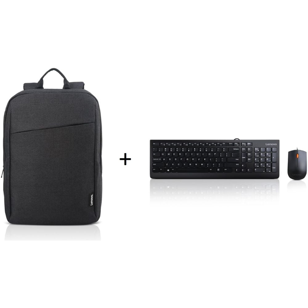 Lenovo Casual Backpack Black 15.6inch Laptop + USB Combo Keyboard & Mouse Lenovo Casual Backpack Black 15.6inch Laptop + USB Combo Keyboard & Mouse