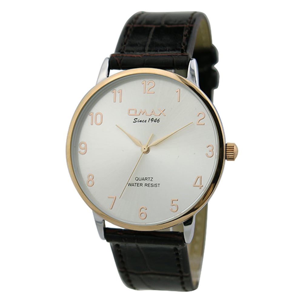 Omax Classic Series Brown Leather Analog Watch For Men HX06C65A Omax Classic Series Brown Leather Analog Watch For Men HX06C65A
