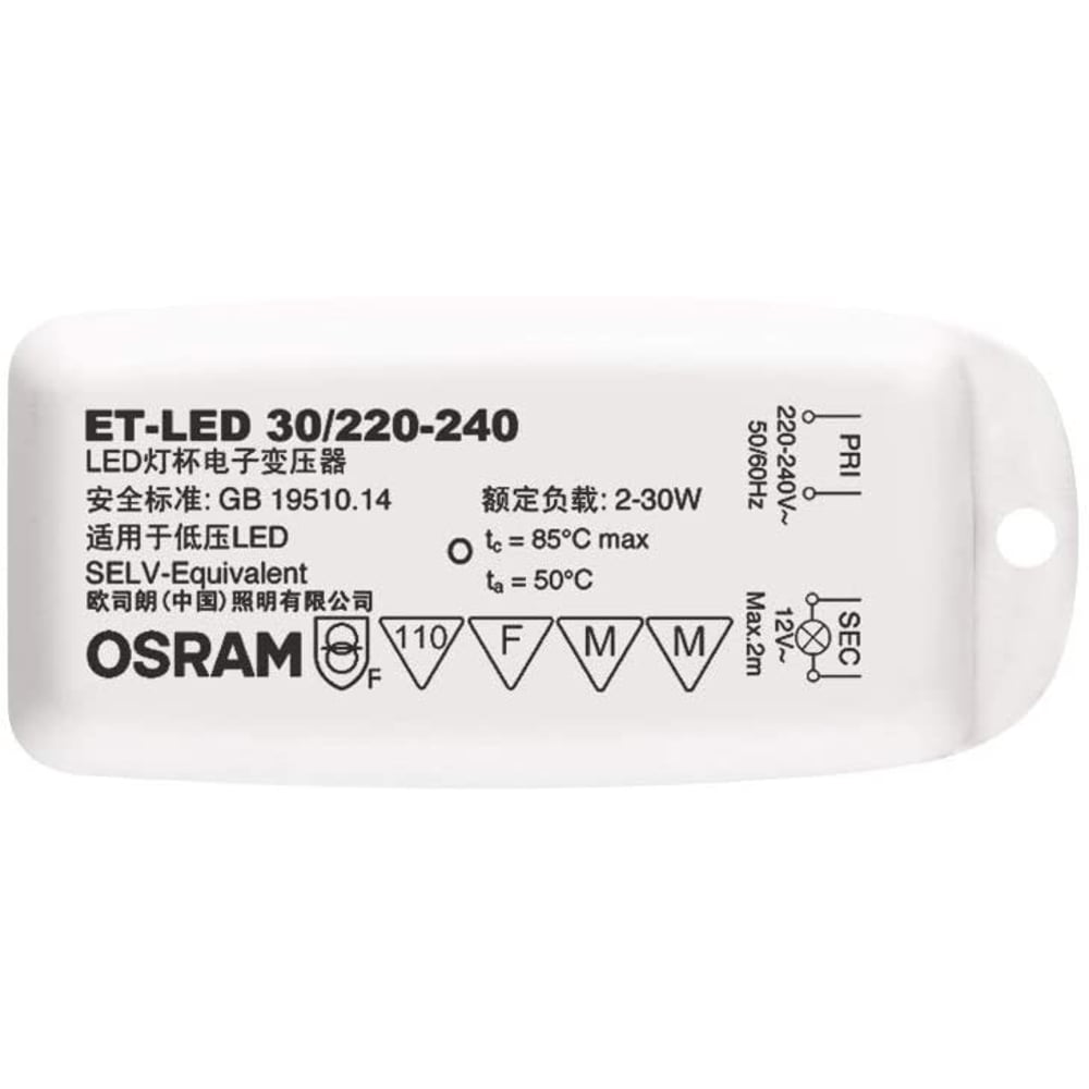 Osram Led Transformer 0-30w Et-popular | Electronic Control Gears For Traditional Lighting