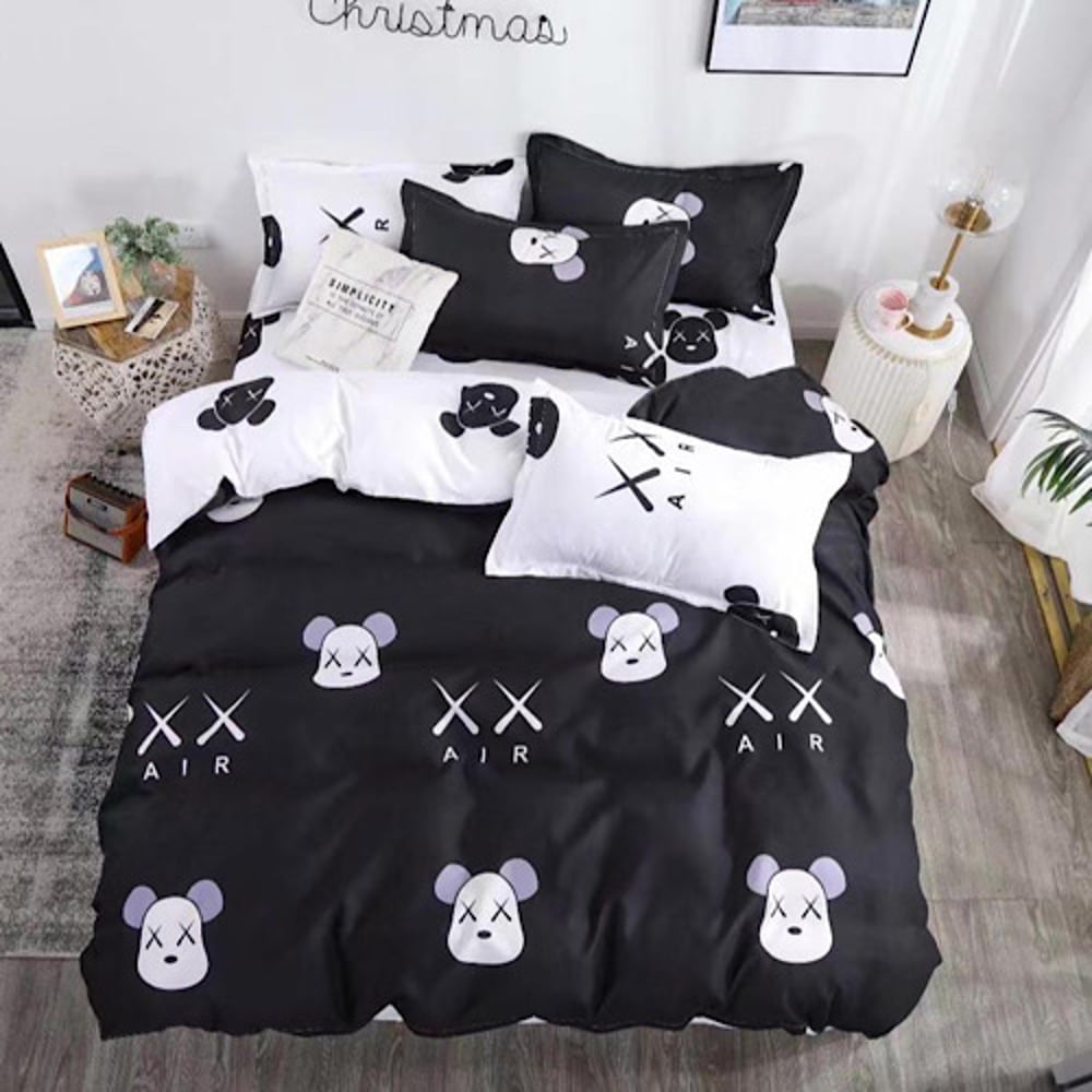 Single Size Bedding Set Of 4pcs Emo Cartoons Design
