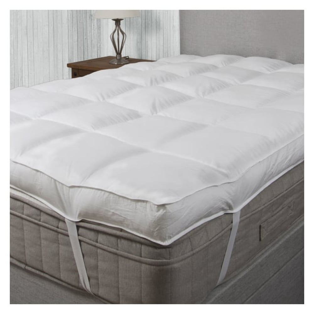 Mattress Topper Queen 200x200cm White Mattress Topper Queen 200x200cm White