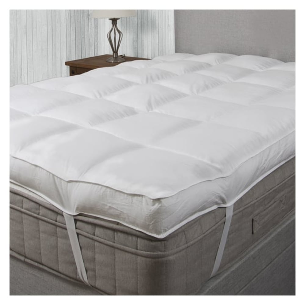 Mattress Topper Queen 200x200cm White