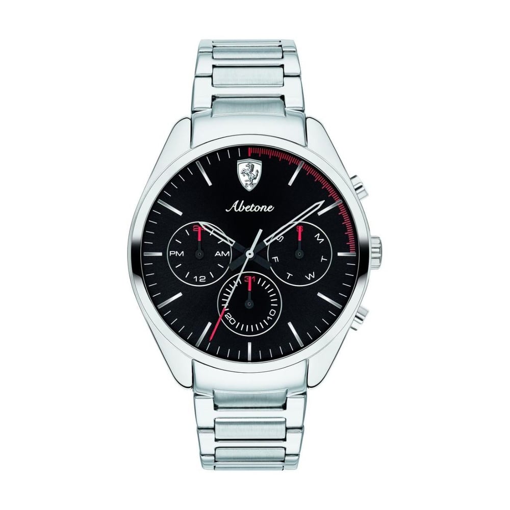Ferrari 830505 Abetone Quartz Silver Metal Watch Men Ferrari 830505 Abetone Quartz Silver Metal Watch Men