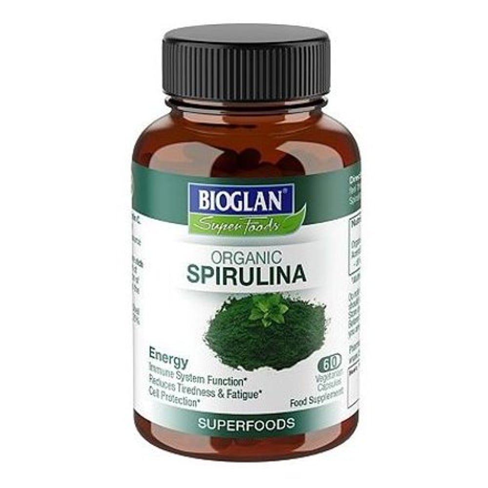 Bioglan Organic Spirulina Energy 60Caps