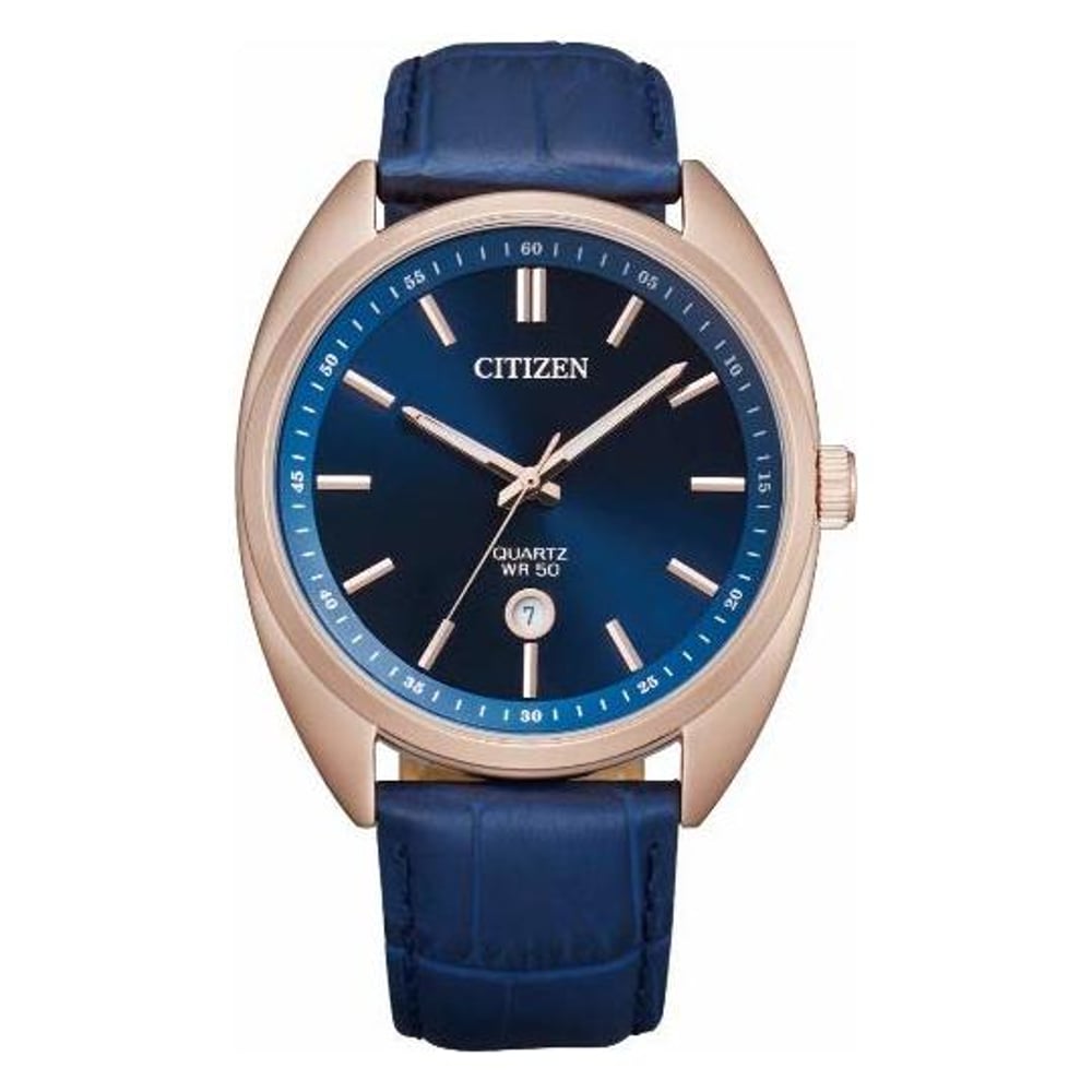 Citizen Blue Leather Men Watch BI5093-01L