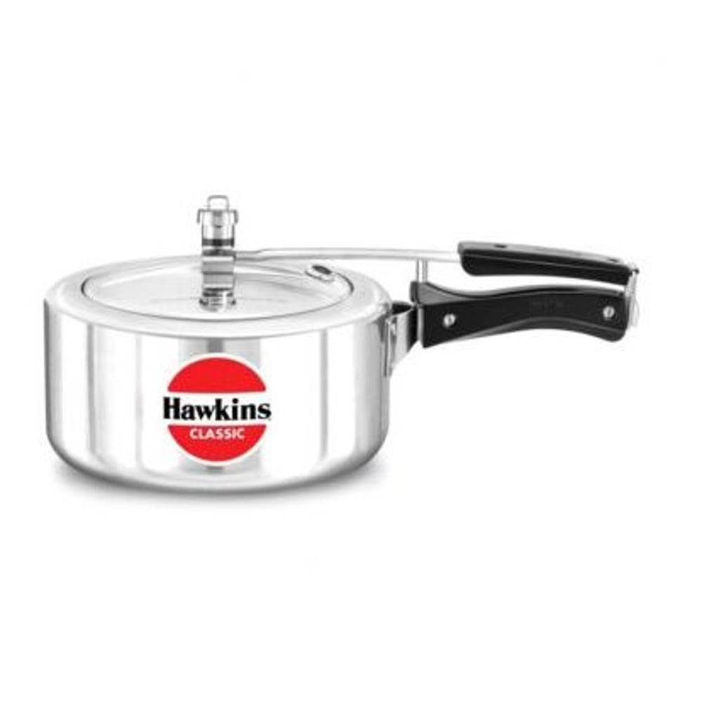 Hawkins Classic Alluminium Pressure Cooker 3.5L Silver