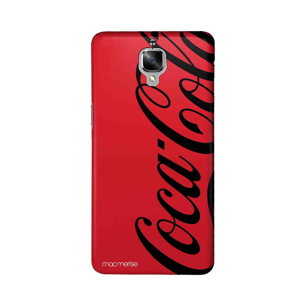 Coke Red Black - Sleek Case for OnePlus 3
