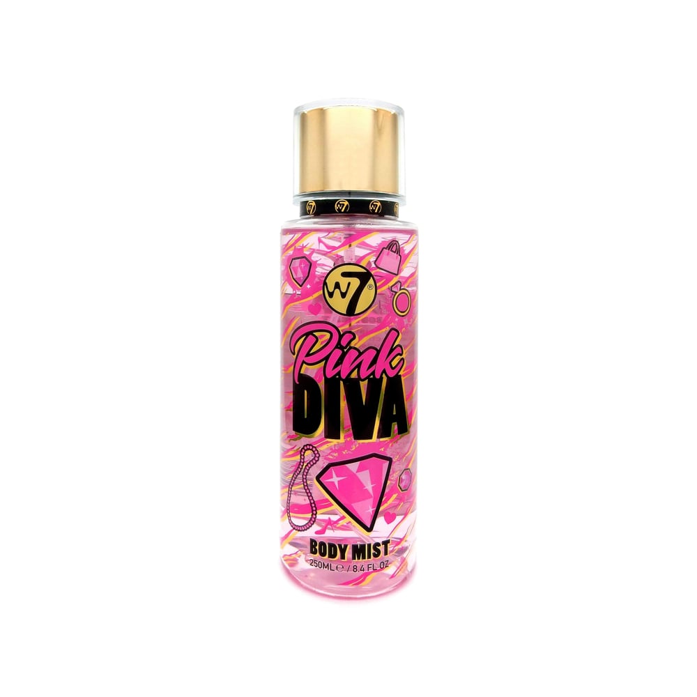 W7 Body Mist - Pink Diva 250ml W7 Body Mist - Pink Diva 250ml