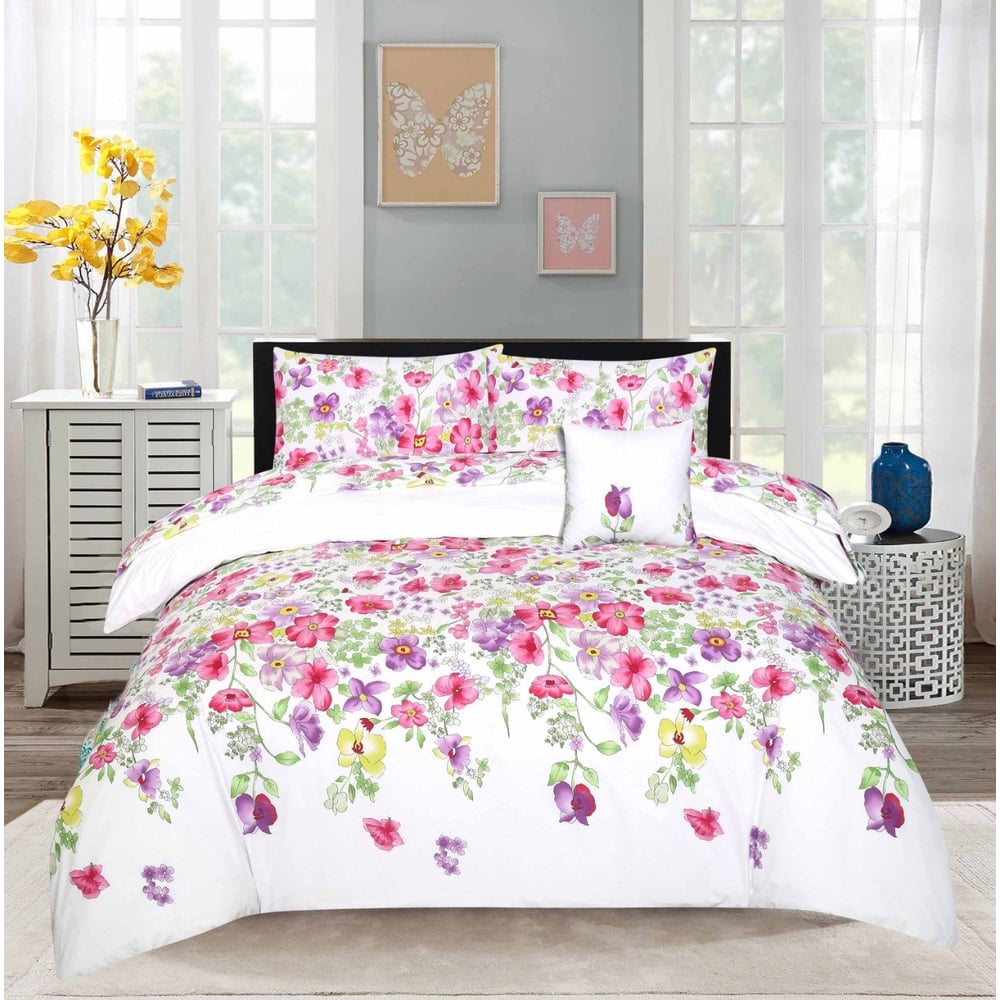 Style Nasma King Bed Sheet Setcxor White