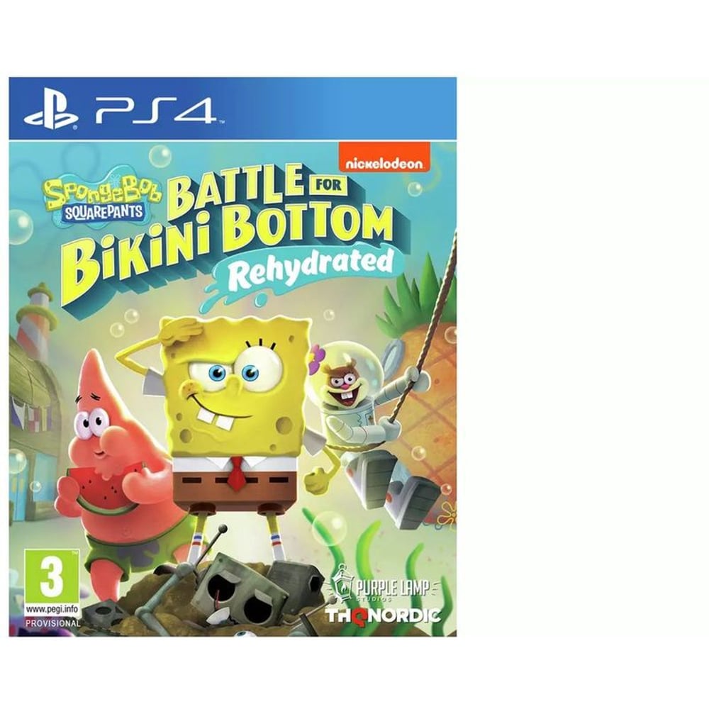 PS4 Spongebob Squarepants Battle For Bikini Bottom Rehydrated Game