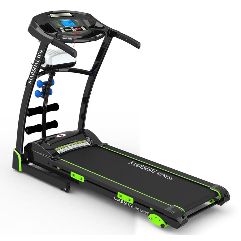 Marshal Fitness Home Use Motorized Treadmill 3.0hp Motor - 120kg Max User Weight
